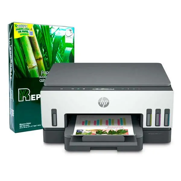 IMPRESORA HP SMART TANK 720 + RESMA