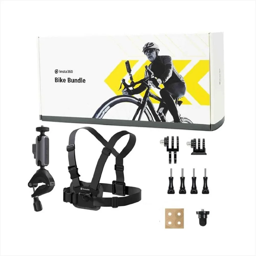 Kit Accesorios Bicicleta Insta360 Montaje Manillar Poste De Extension Pechera