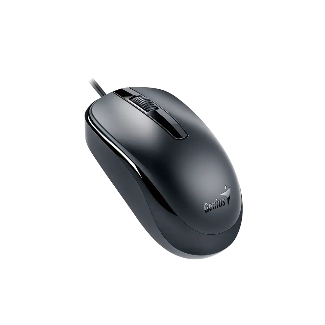 Vista desde la parte trasera del mouse