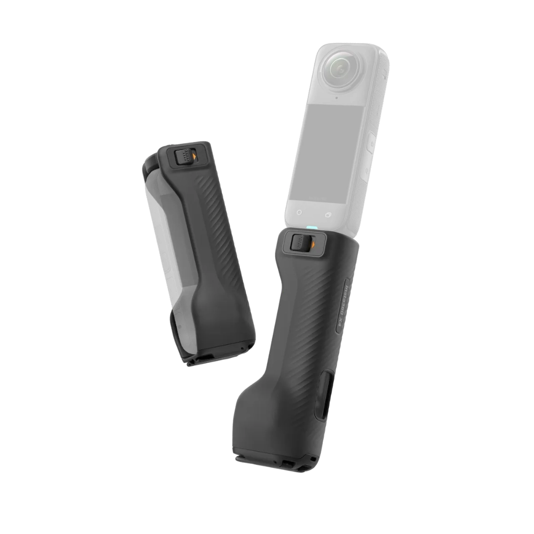 Vista de como se ve el soporte de mano tanto desde la parte de atras como de adelante