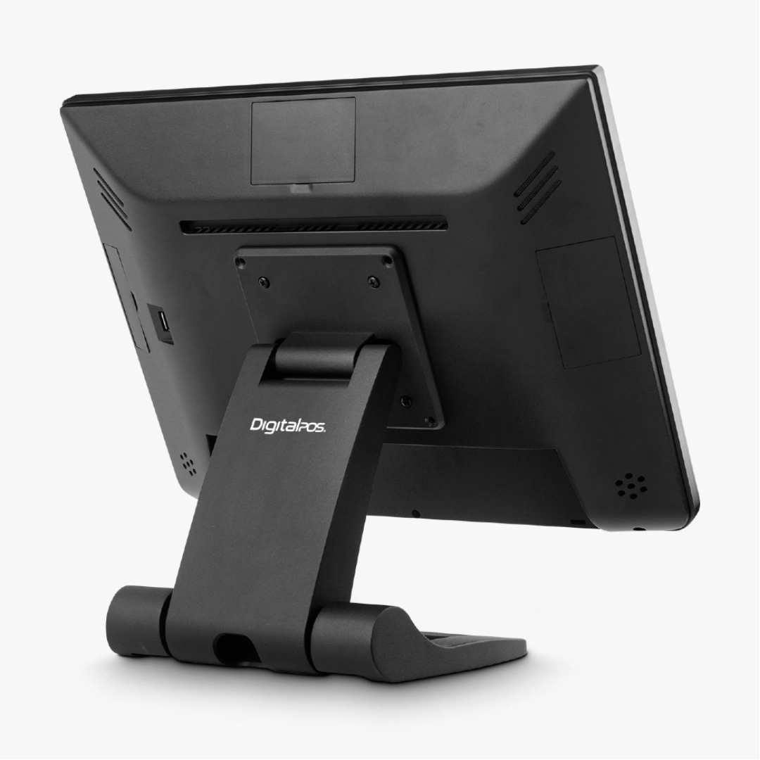 Todo en uno pos, vista del dispositivo por atras