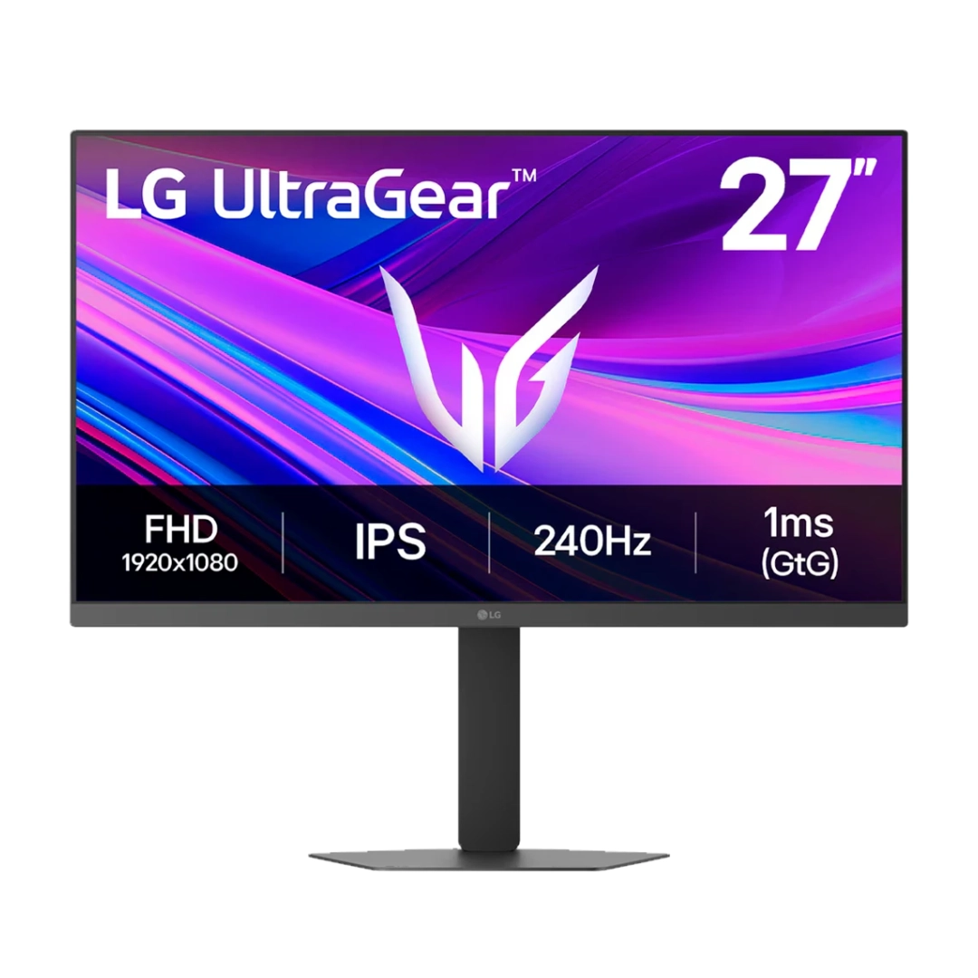 Vista frontal del monitor, se puede apreciar sus especificaciones