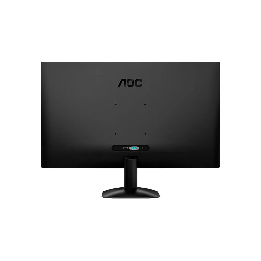 Vista trasera del monitor, se logra ver los puertos