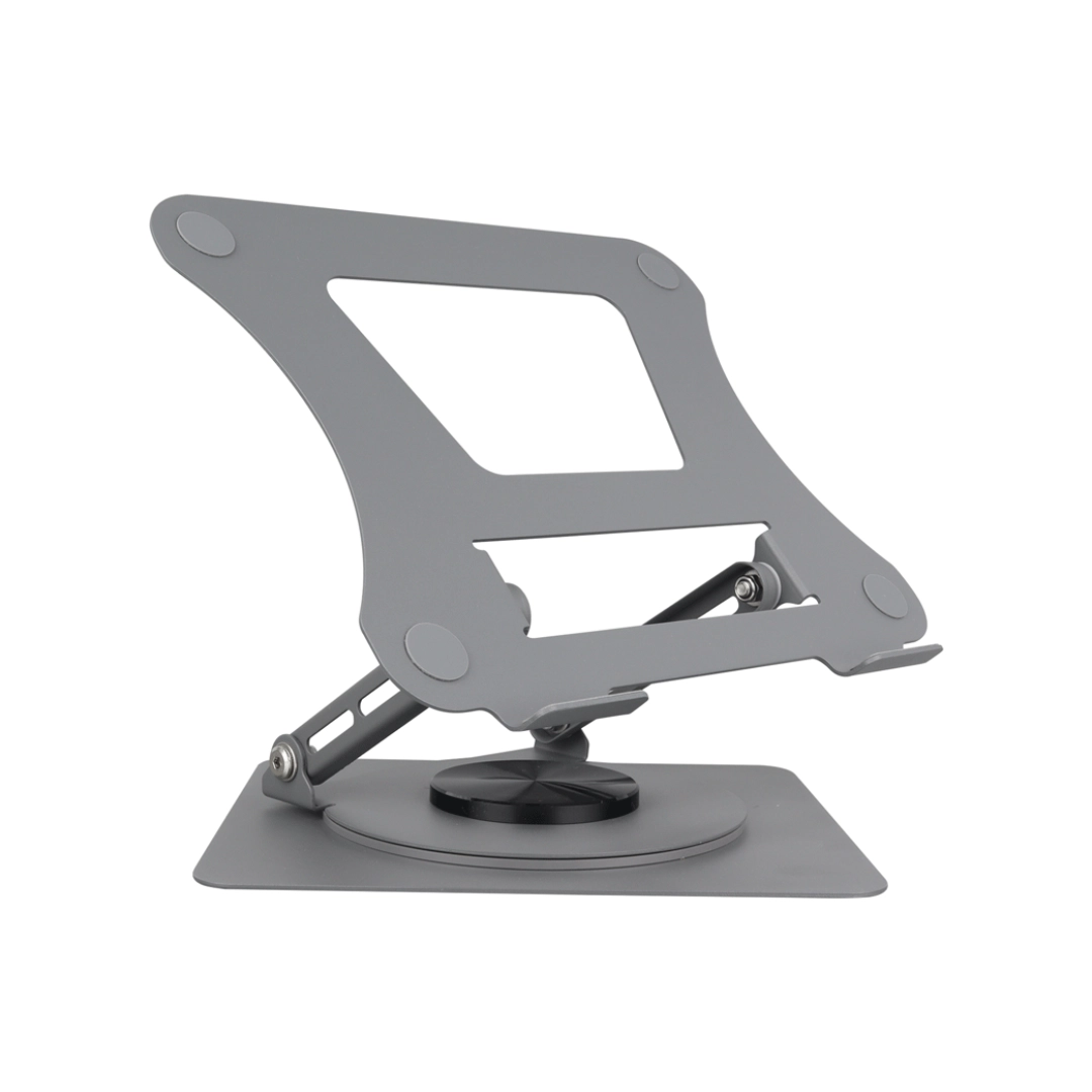 Vista de la parte lateral del soporte, se puede observar la apertura