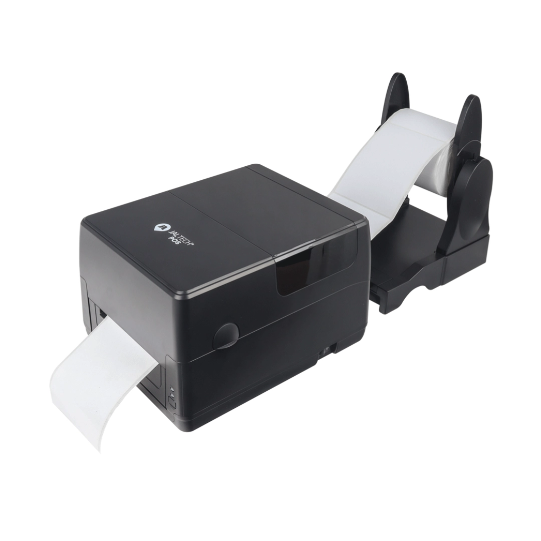 Vista de la impresora acoplada con los accesorios