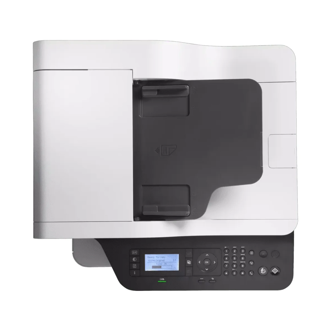 Vista desde la parte superior de la impresora