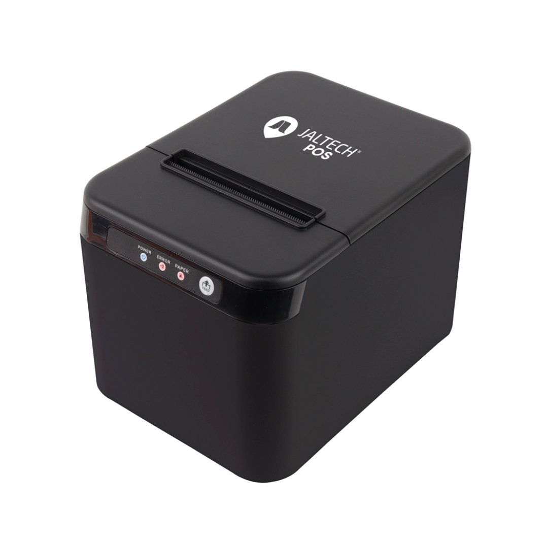 Vista desde la parte frontal de la impresora,