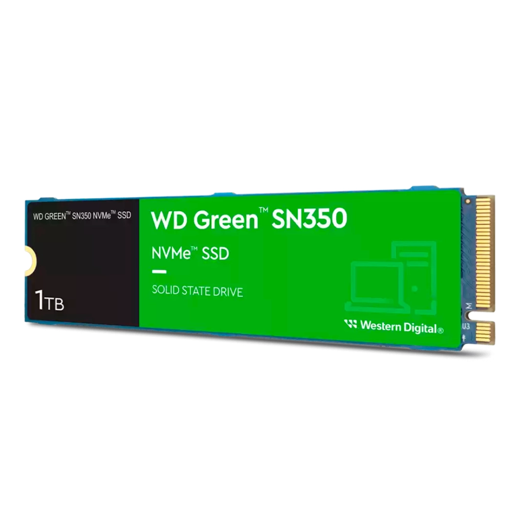 Vista del disco solido WD green M.2