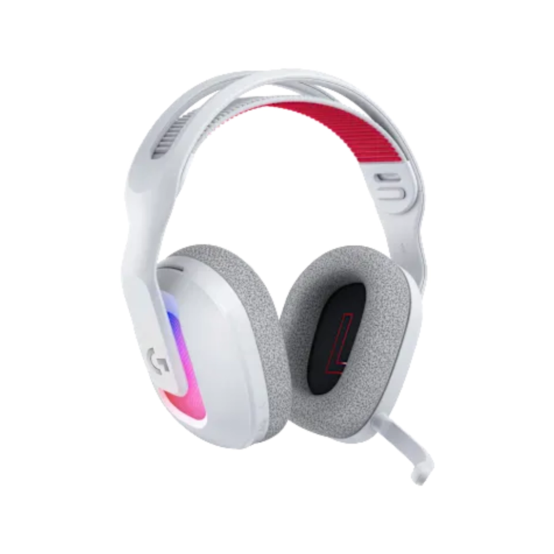 Vista lateral de la diadema logitech