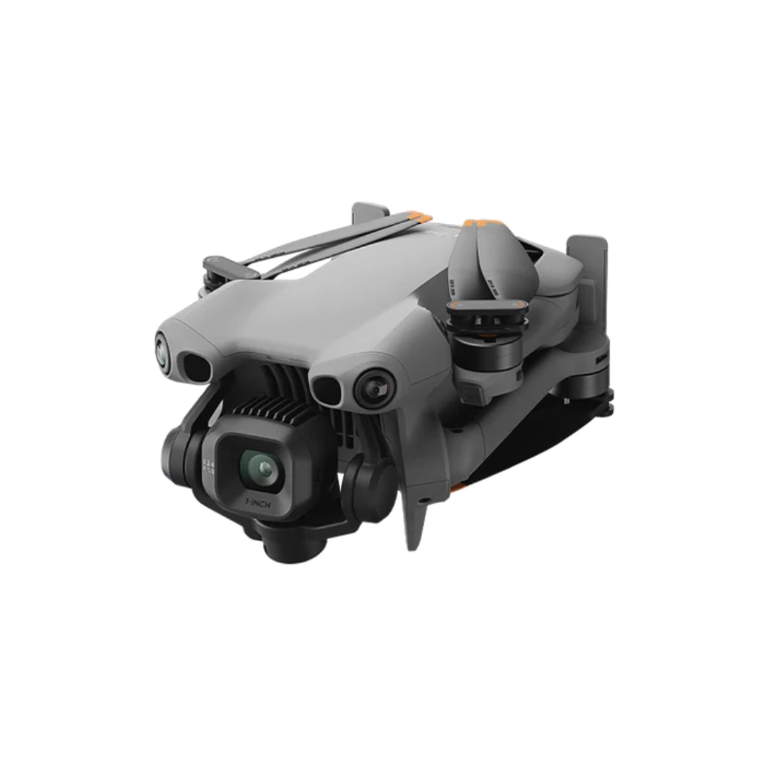 Vista del dron con los alerones cerrados