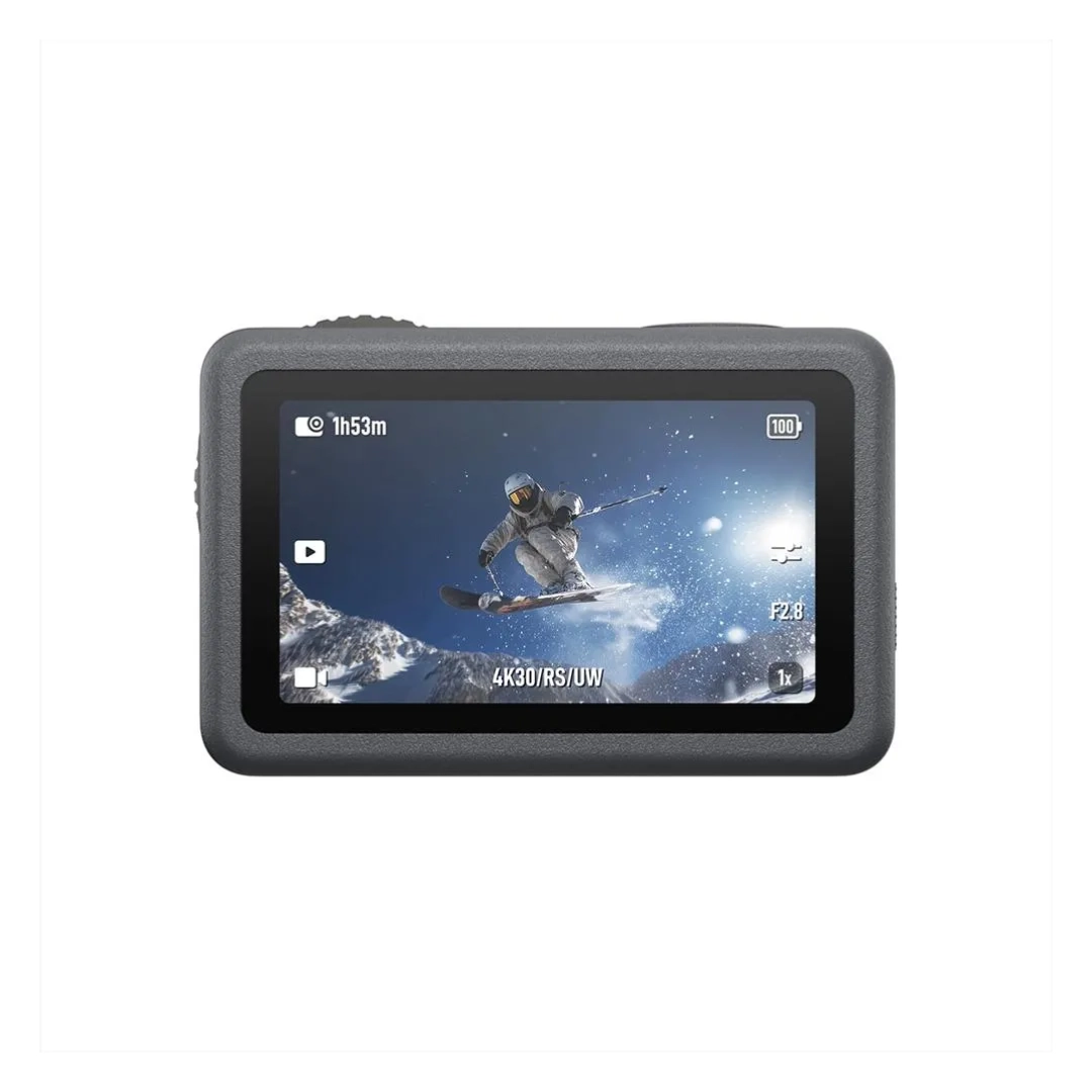 Vista trasera de la camara, se logra ver un pantalla un poco mas amplia