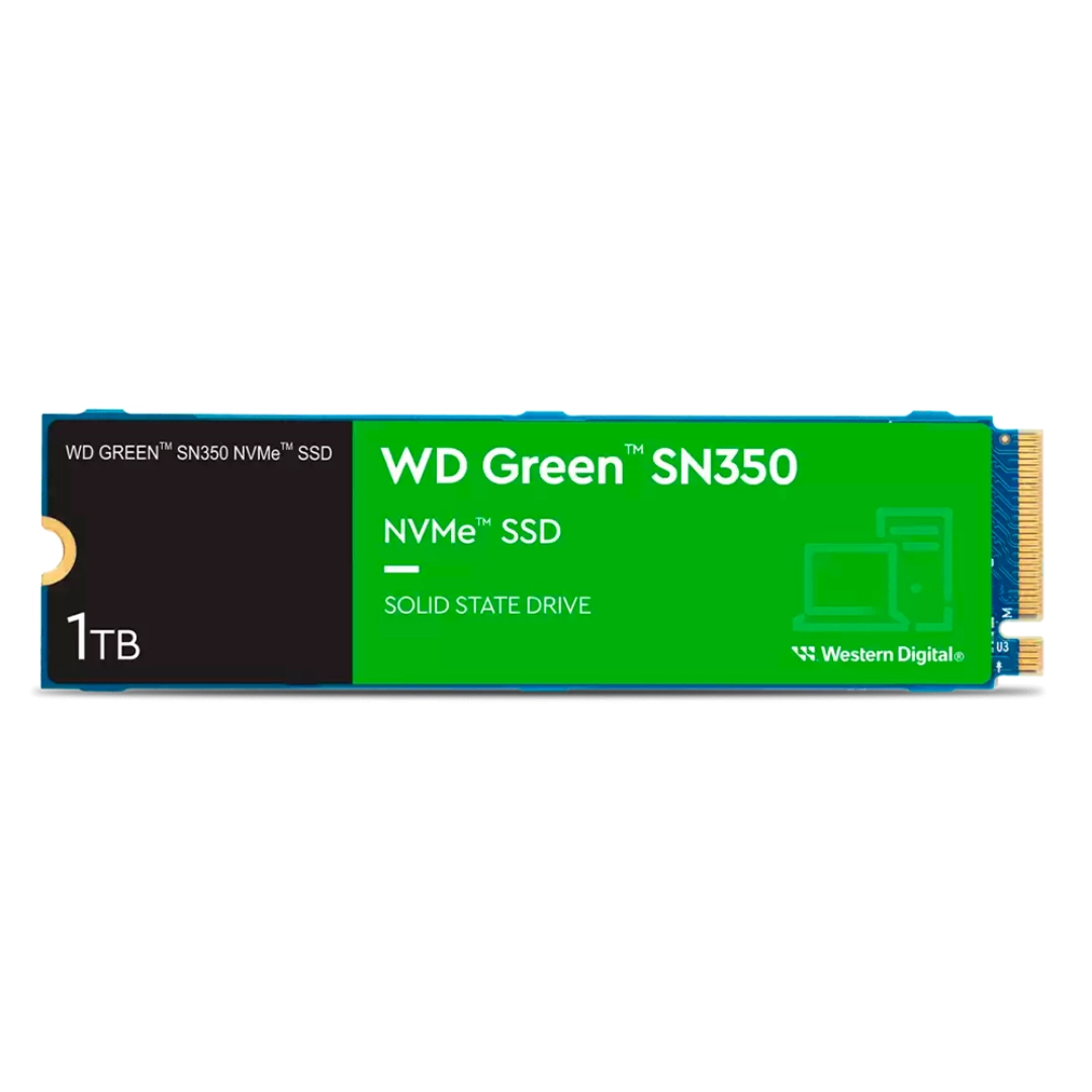 Vista del disco solido WD green M.2