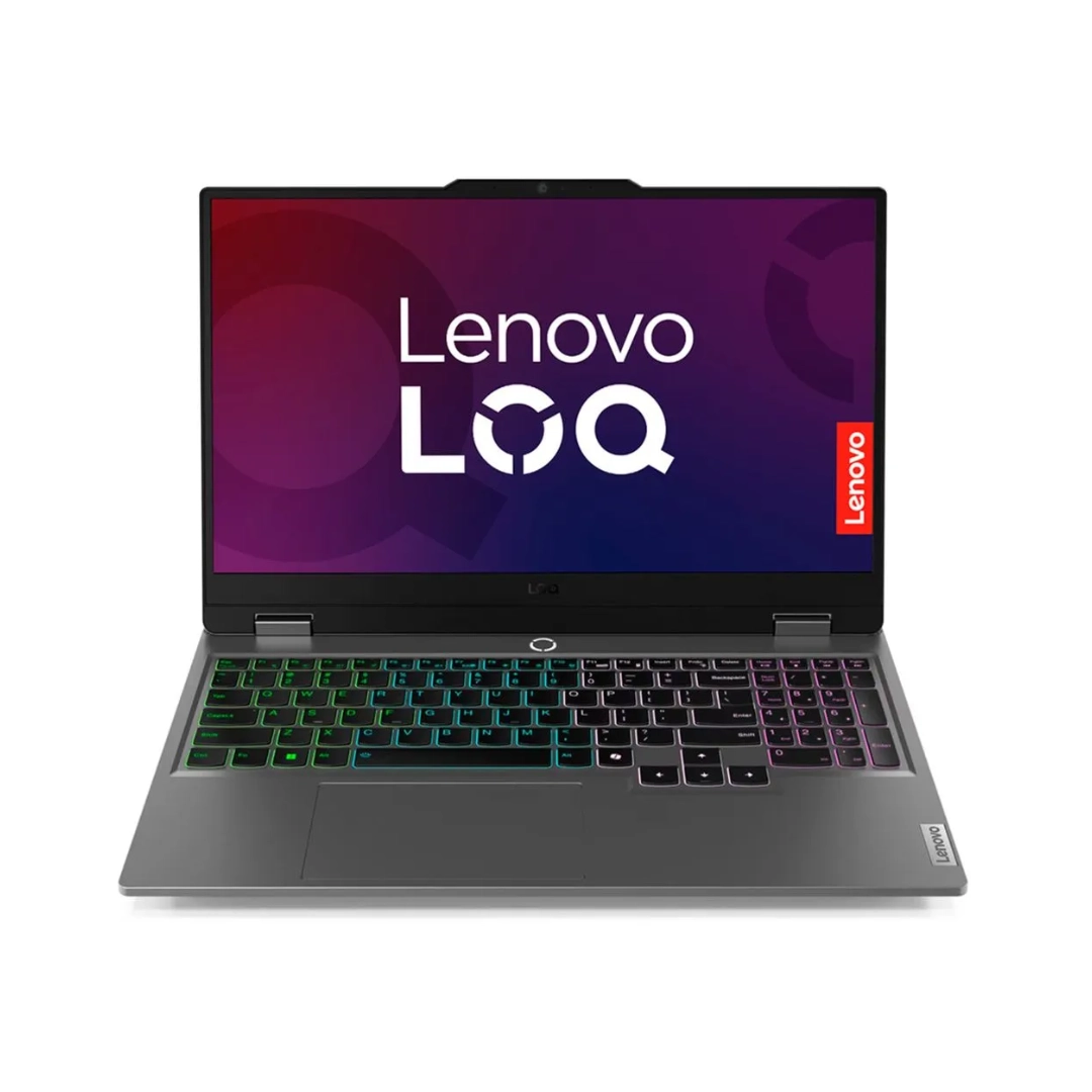 Vista del portatil, s epuede ver la pantalla y teclado