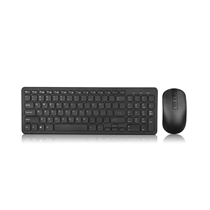 Vista de la parte frontal, se aprecio el combo del mouse y el teclaod