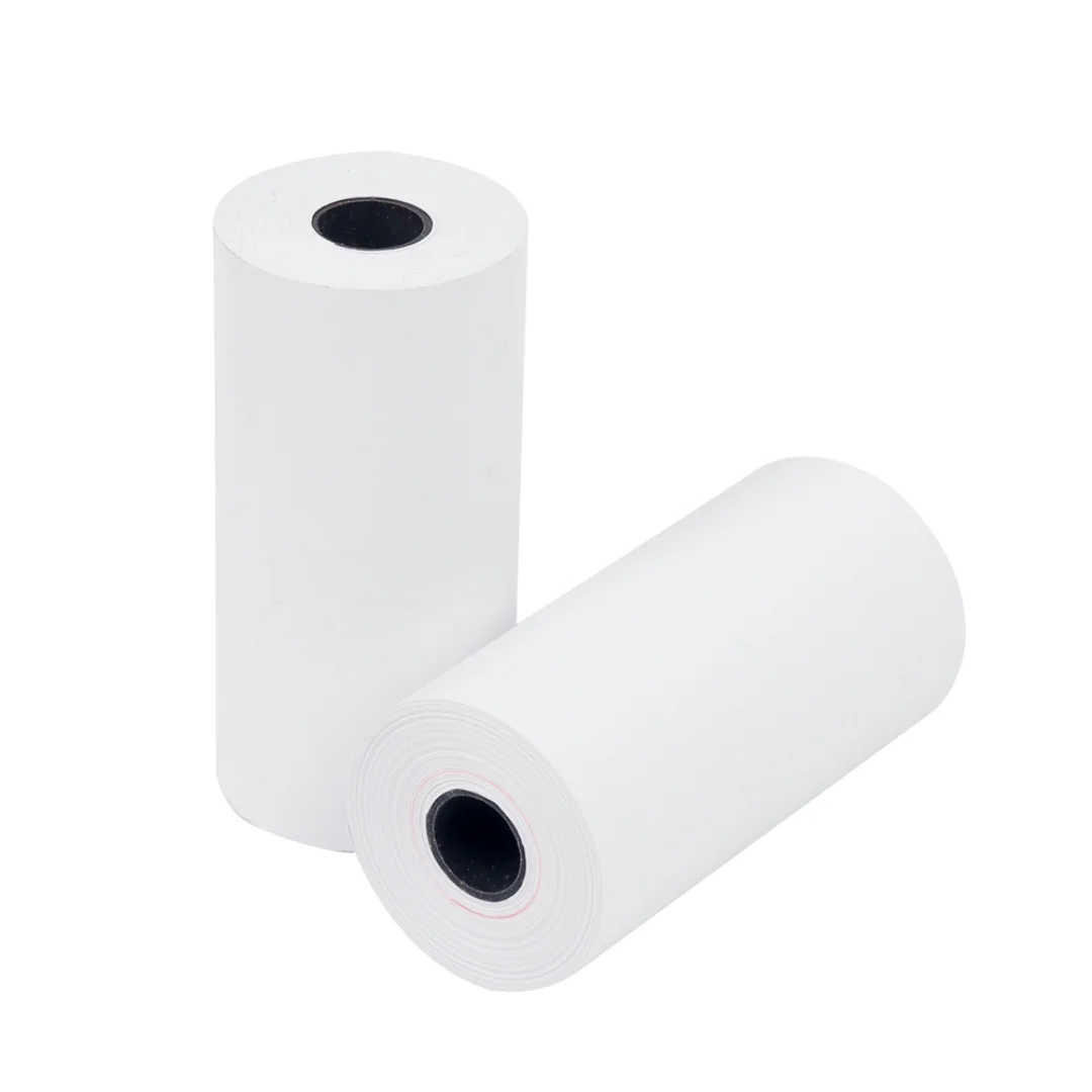 Vista del paquete de dos rollos termicos marca jaltech