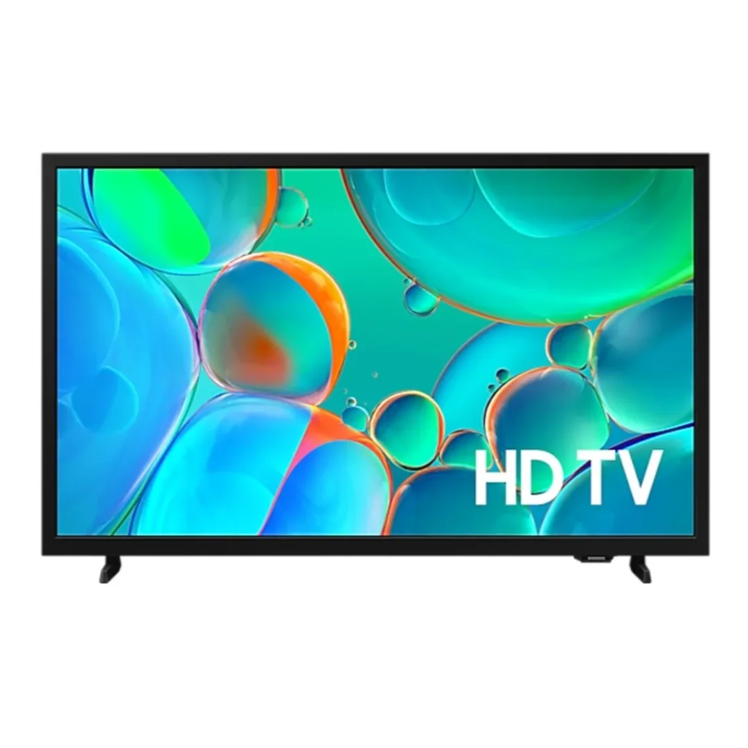 Vista desde la parte frontal de televisor, se puede apreciar la tecnologia dl televisor