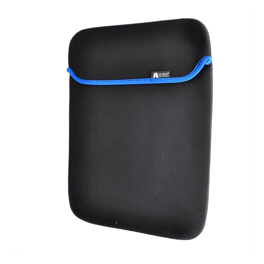 Vista del otro faz de la funda, es de color negro