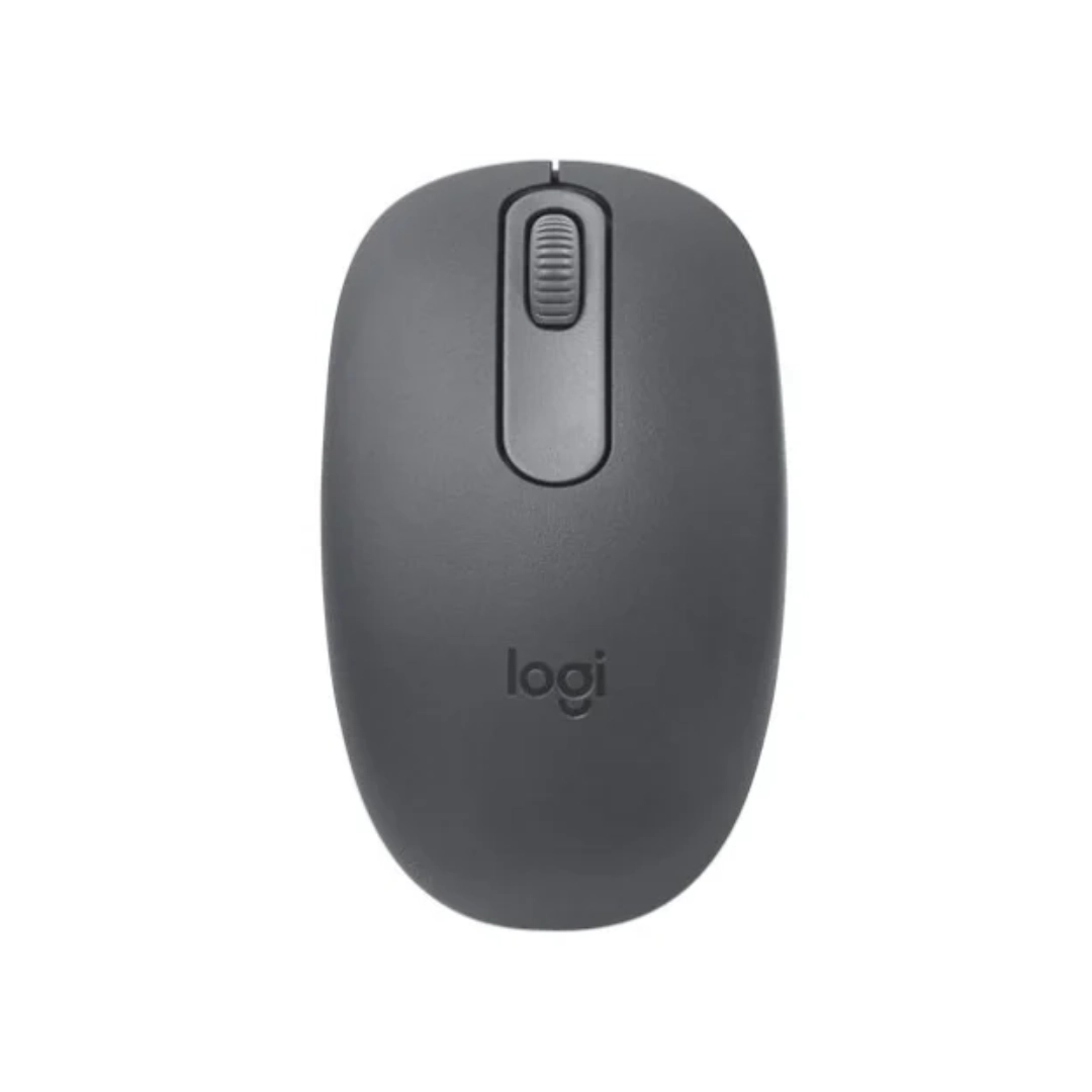 Vista desde la parte superior del mouse, se puede apreciar la silueta completa del mouse