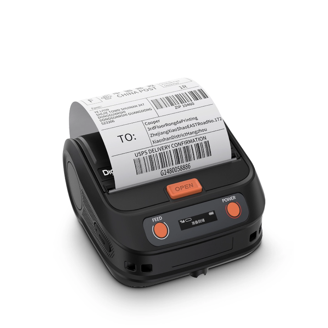 Vista de la impresora, se puede apreciar como trabaja,, los botones y demas