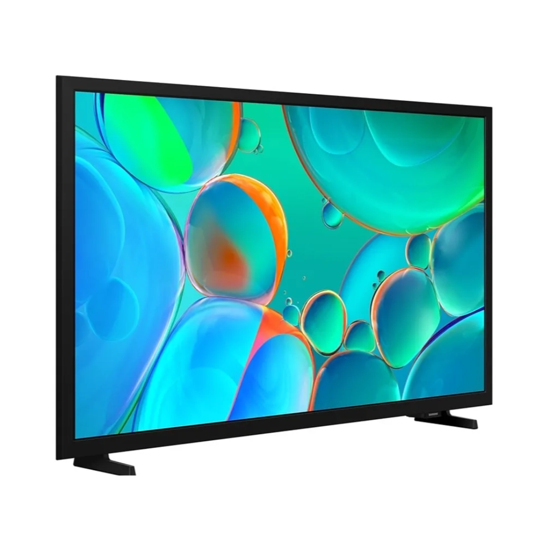 Vista del televisor en diagonal, vista desde otra perspectiva