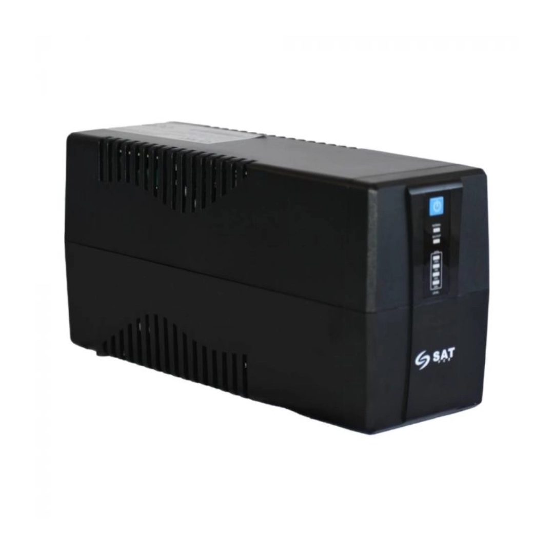 Vista lateral de la ups, se puede ver en diagonal toda la silueta