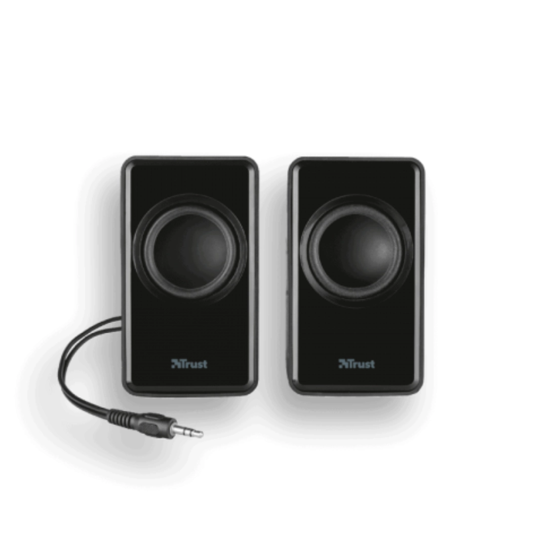 Vista de los dos parlantes auxialiares