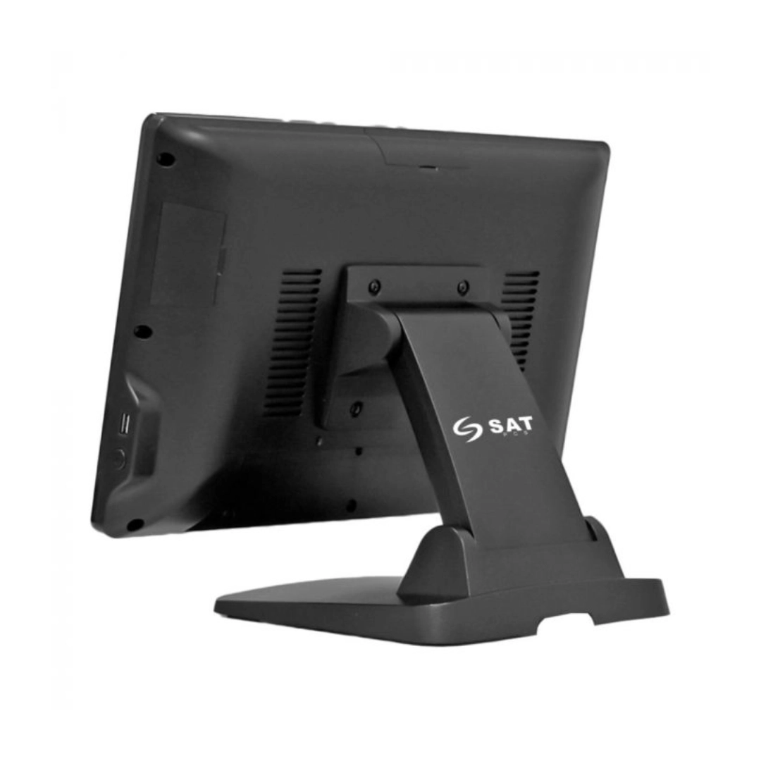 Vista del equipo sat todo en uno desde la parte de atras de este