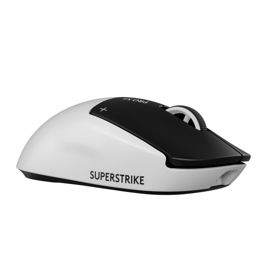 Vista del lateral derecho del mouse, se peude apreciar el colore del mismo junto a la referencia del mismo