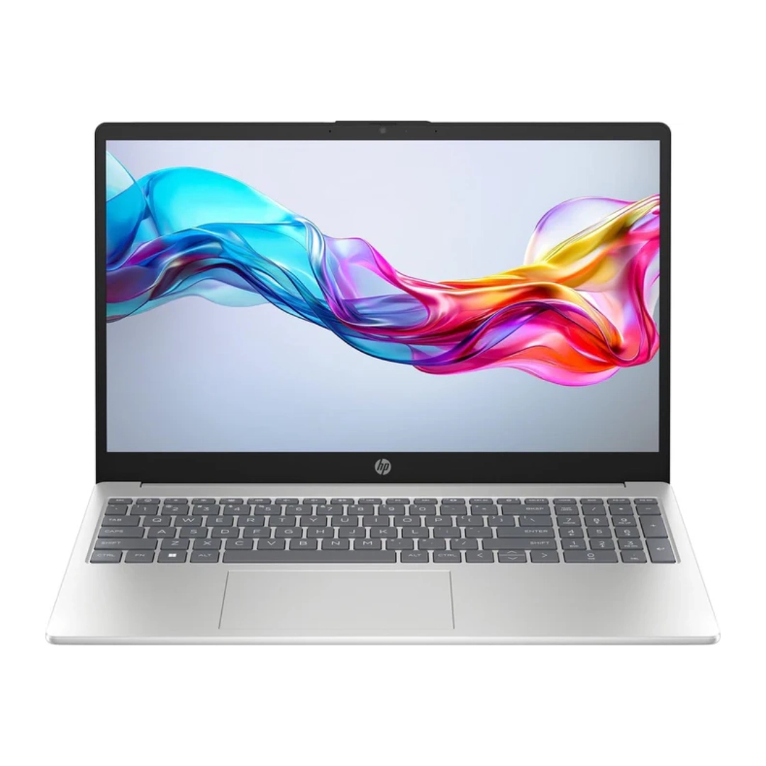 Vista de la parte frontal del portatil, se puede apreciar tanto el telcado como su pantalla