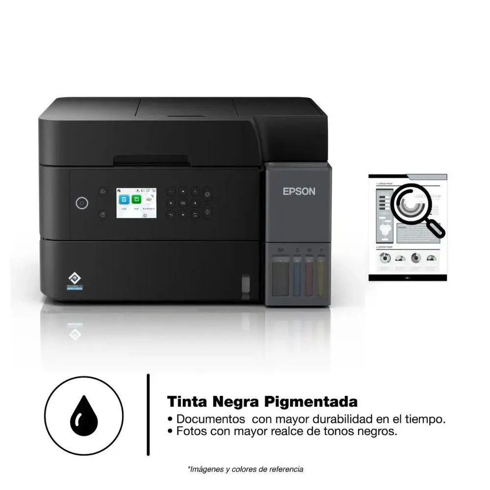 Foto informativa de la impresora funcional