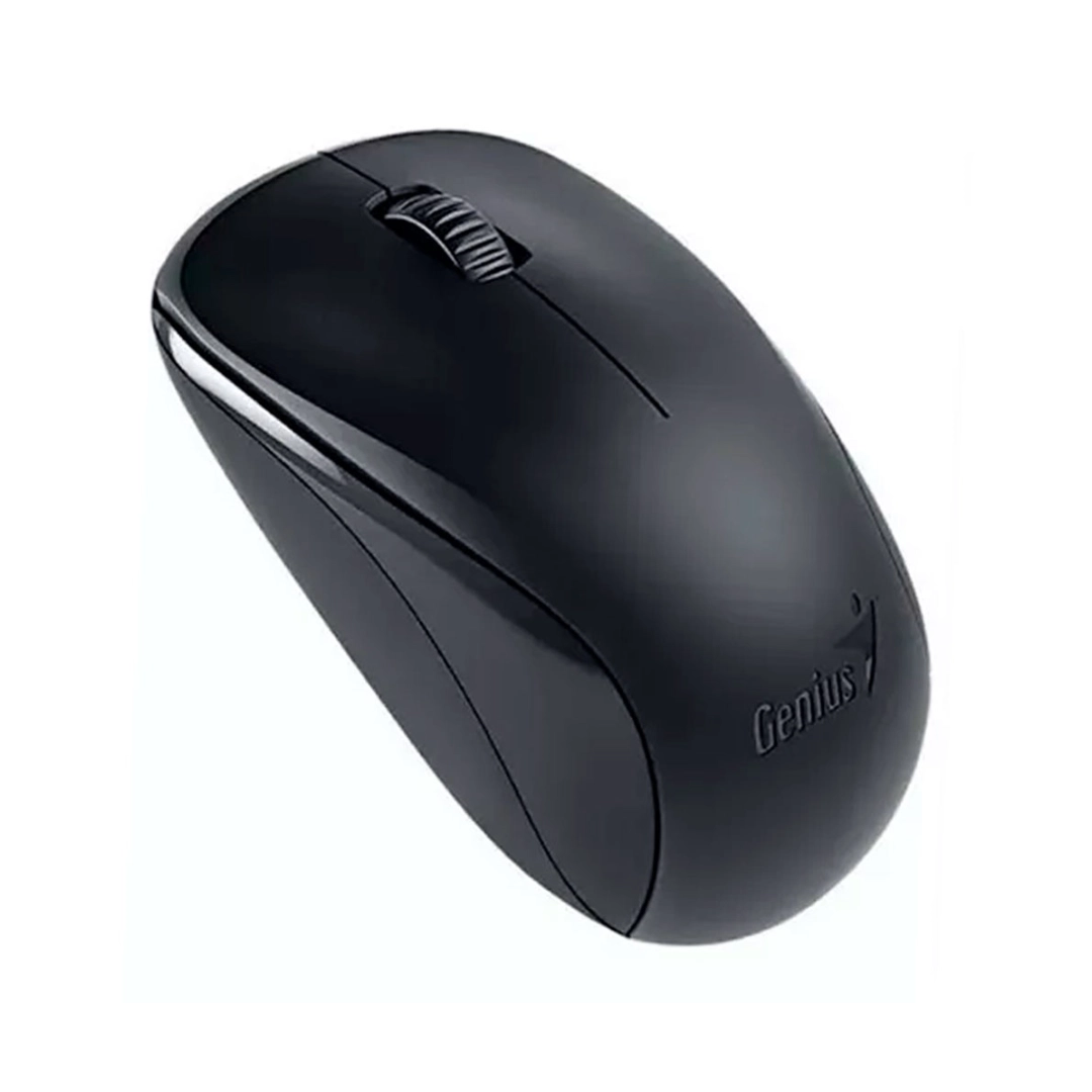 Vista del mouse donde se aprecia la silueta y la distribucion de los botones del mouse
