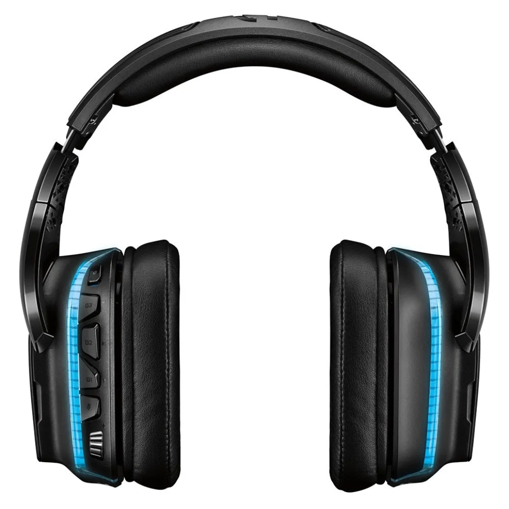 Vista de la diadema, se aprecia desde la parte trasera de los audifonos