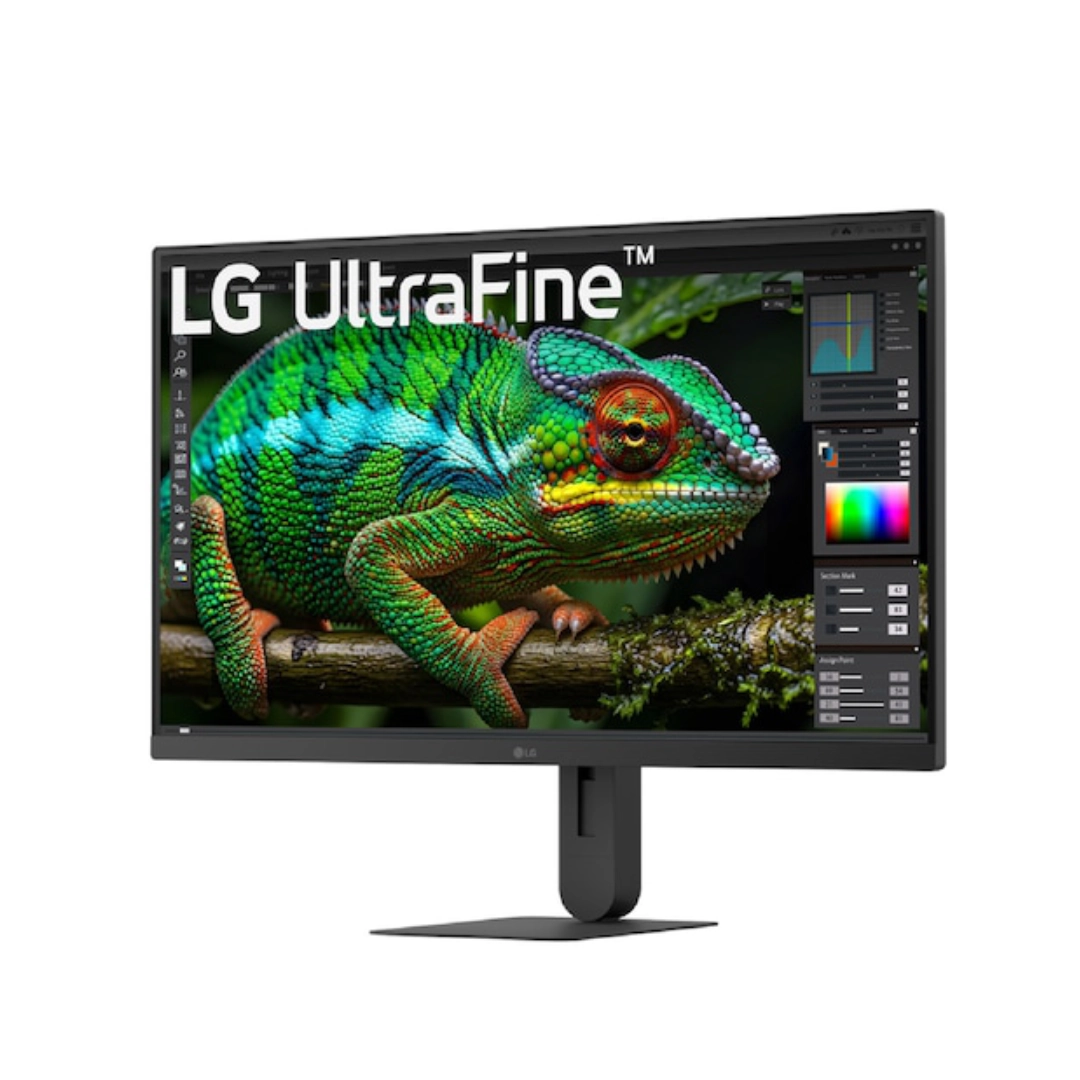 Vista de la parte frontal del monitor, se puede apreciar la silueta de este y las caracteristicas