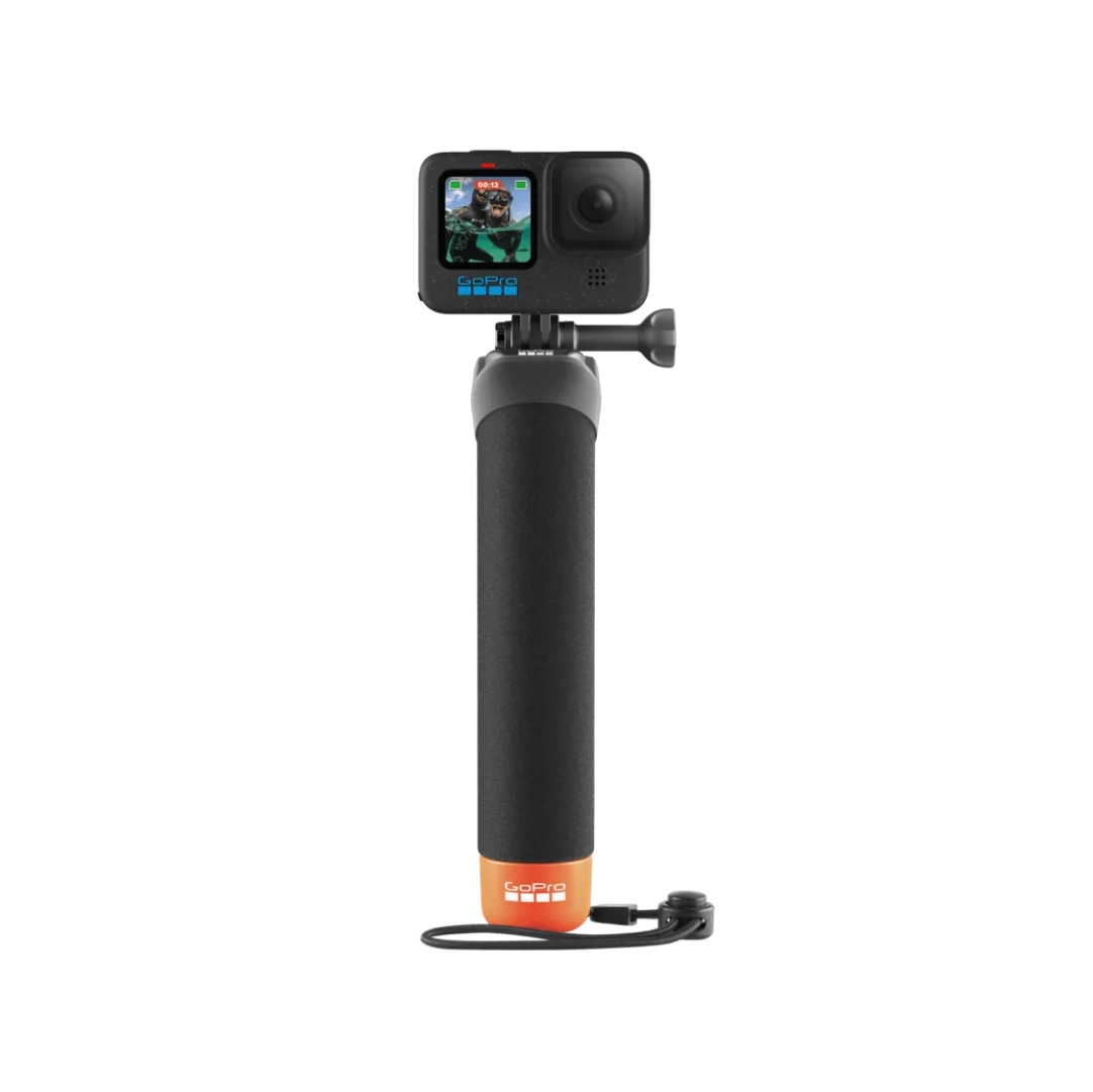 Vista d ela empuñadura gopro, se puede apreciar el mango