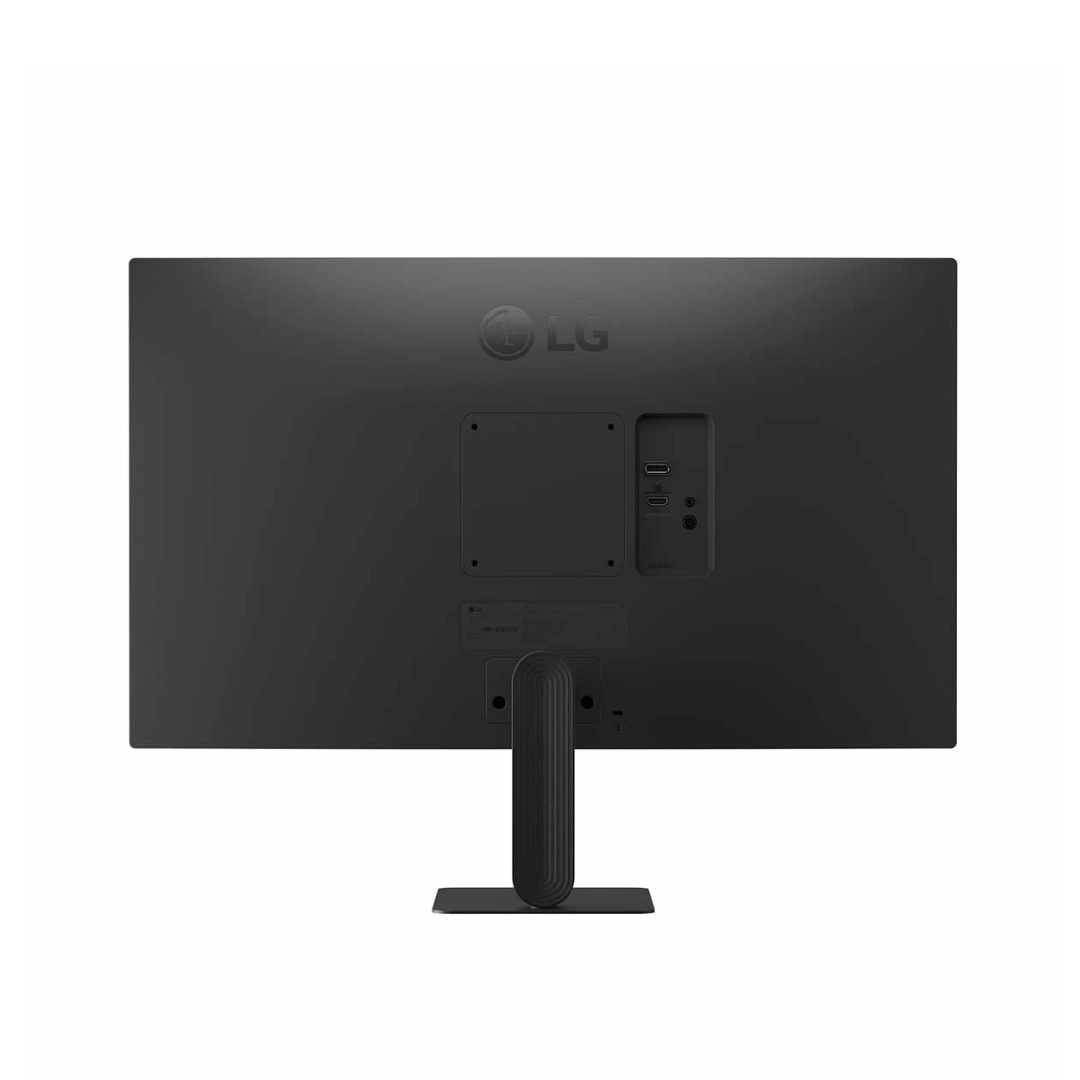 Vista de la parte trasera del monitor, se puede apreciar los puertos