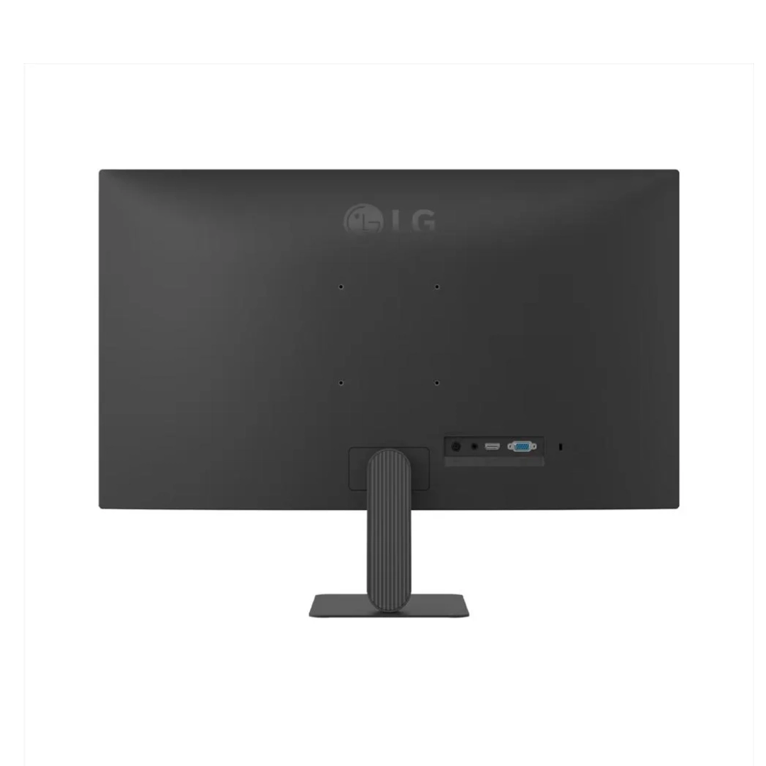 Vista de la parte trasera del monitor, se puede apreciar los puertos