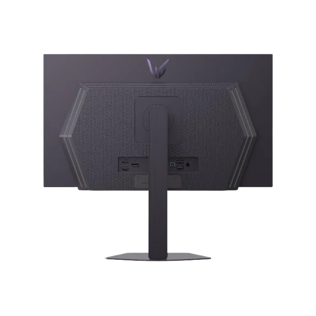 Vista de la parte trasera del Monitor LG 27GX704A-B, se puede apreciar lo puertos