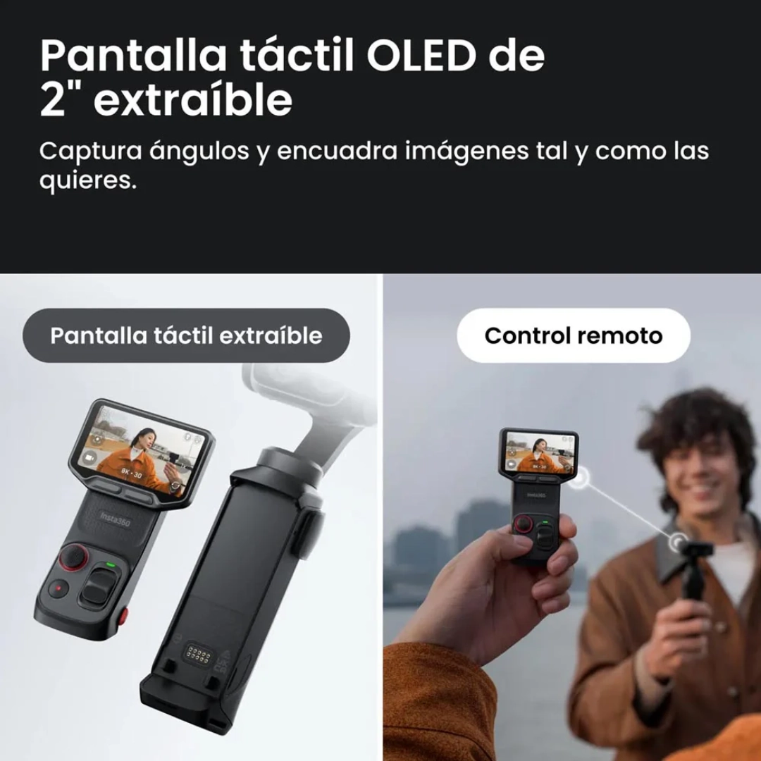 Vista de la calidad de imagen que emite la Cámara Insta360 Luna Ultra