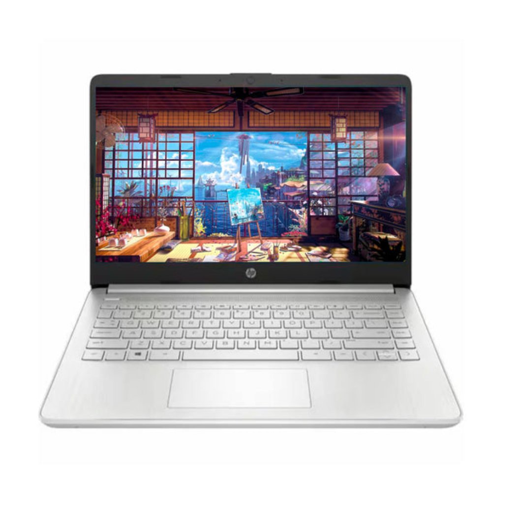 Vista de la parte frontal del portatil, se puede apreciar la calidad de la pantalla y la distrubucion del teclado