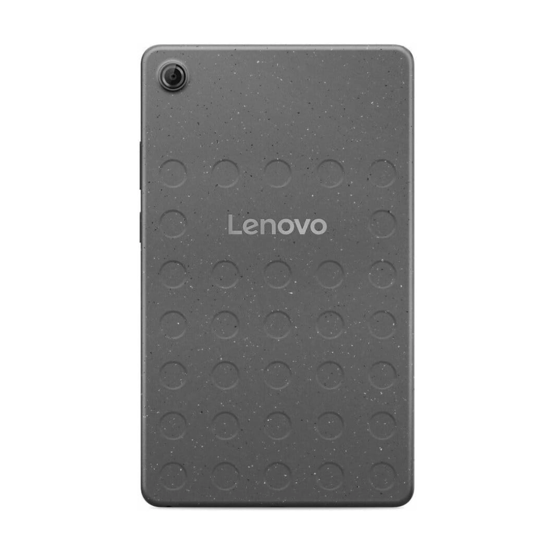Vista de la parte trasera de la tablet lenovo, se aprecia la camara