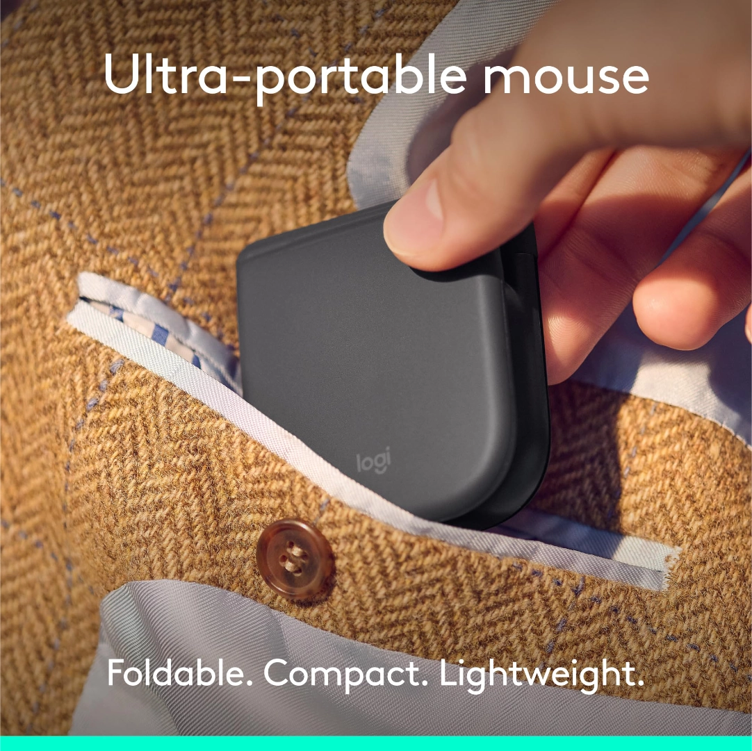 Vista de lo portable del moise logitech