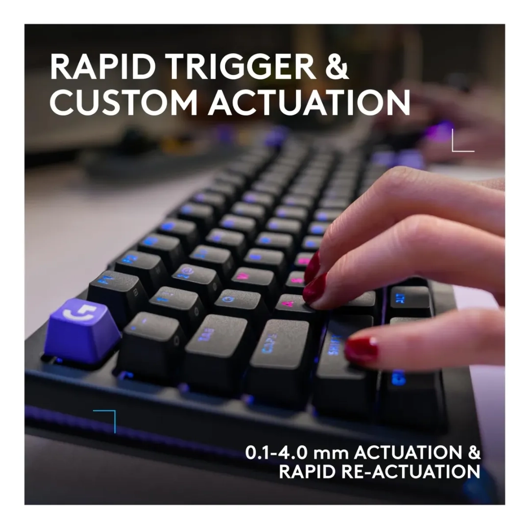 Vista de algunas caracteristicas del teclado