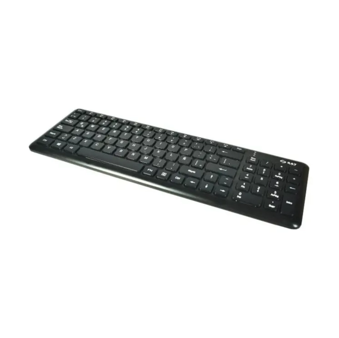 Vista del teclado. se aprecia la silueta