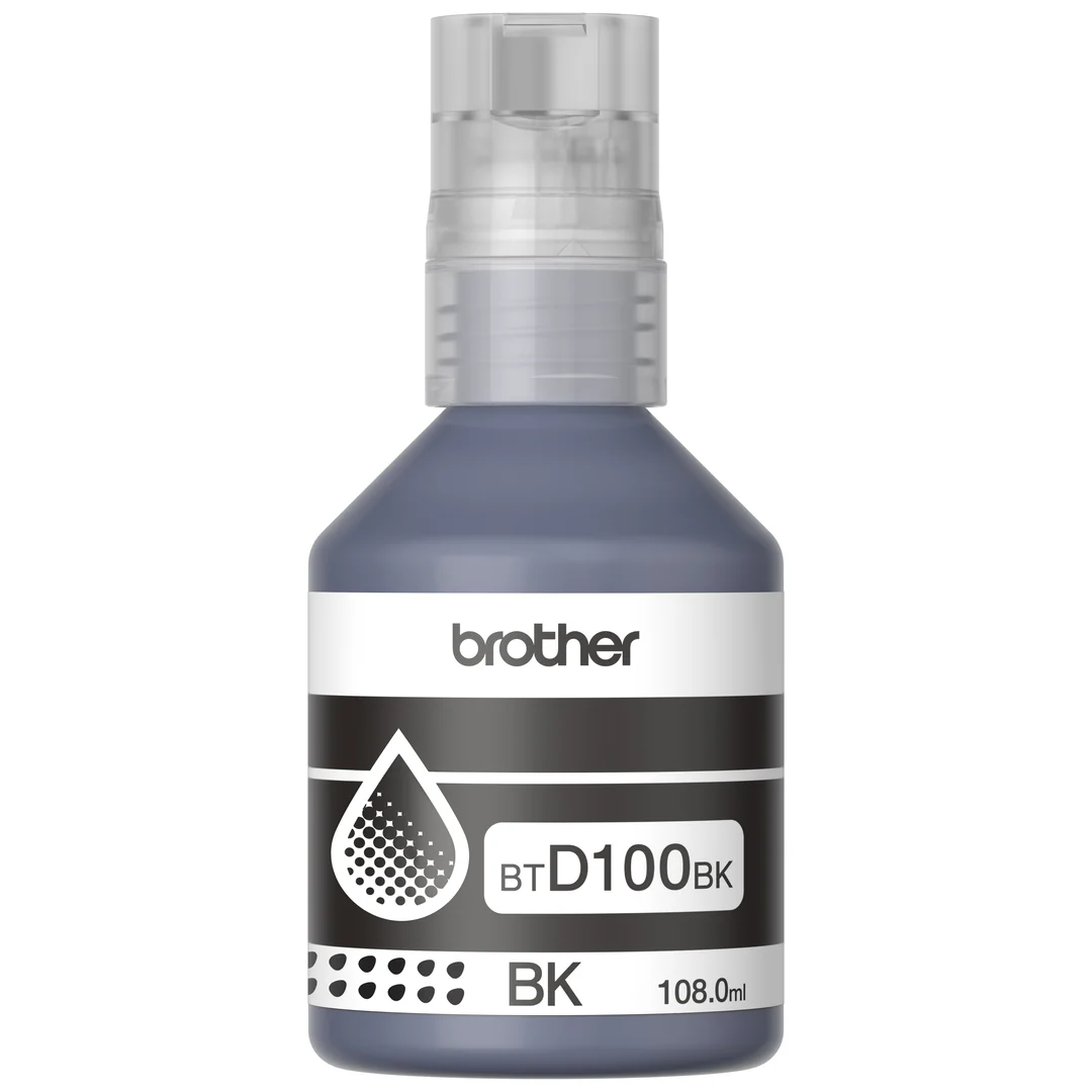 Botella de Tinta Brother BTD100BK Negra