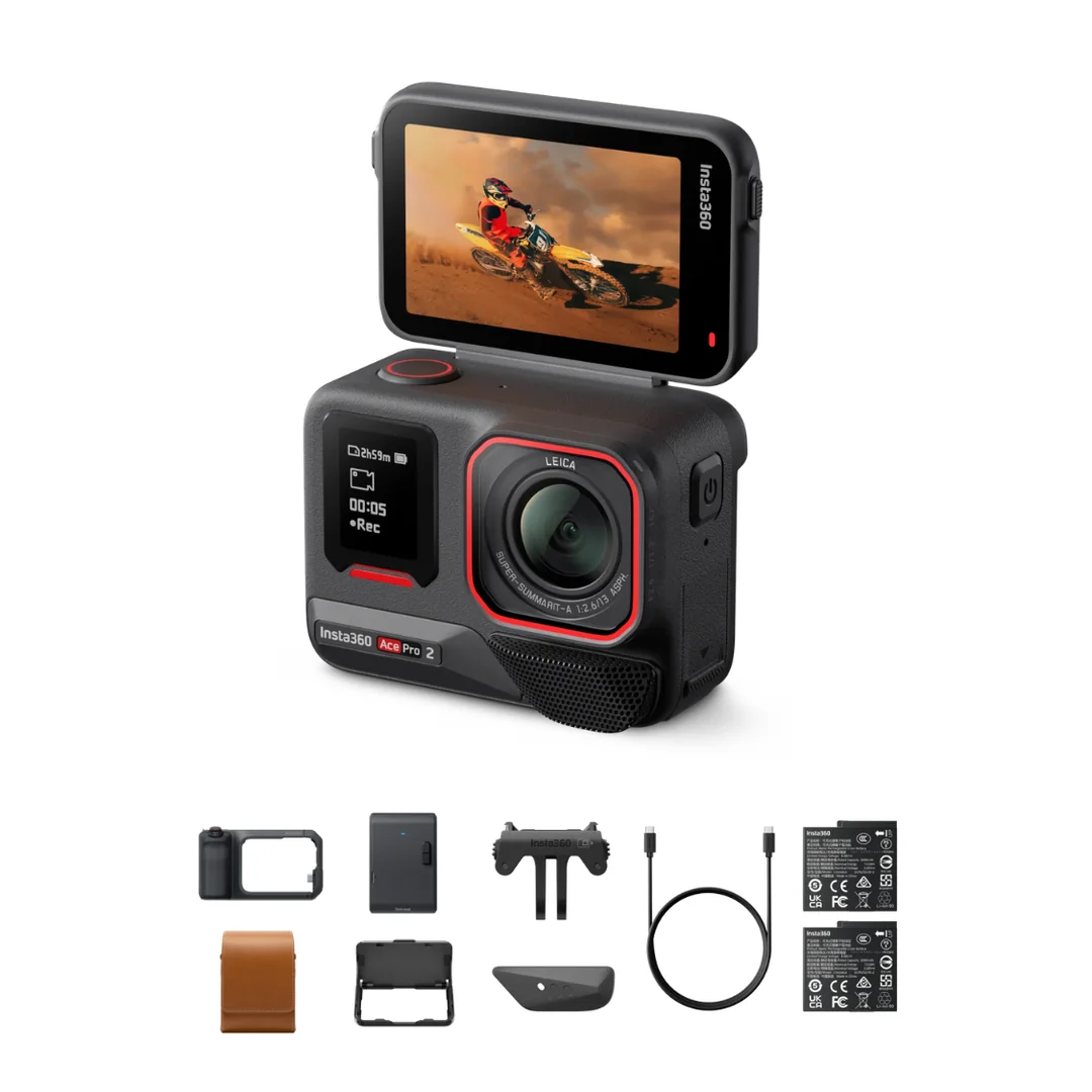 Cámara Insta360 Ace Pro 2 Flash Print Bundle con Pocket Printer