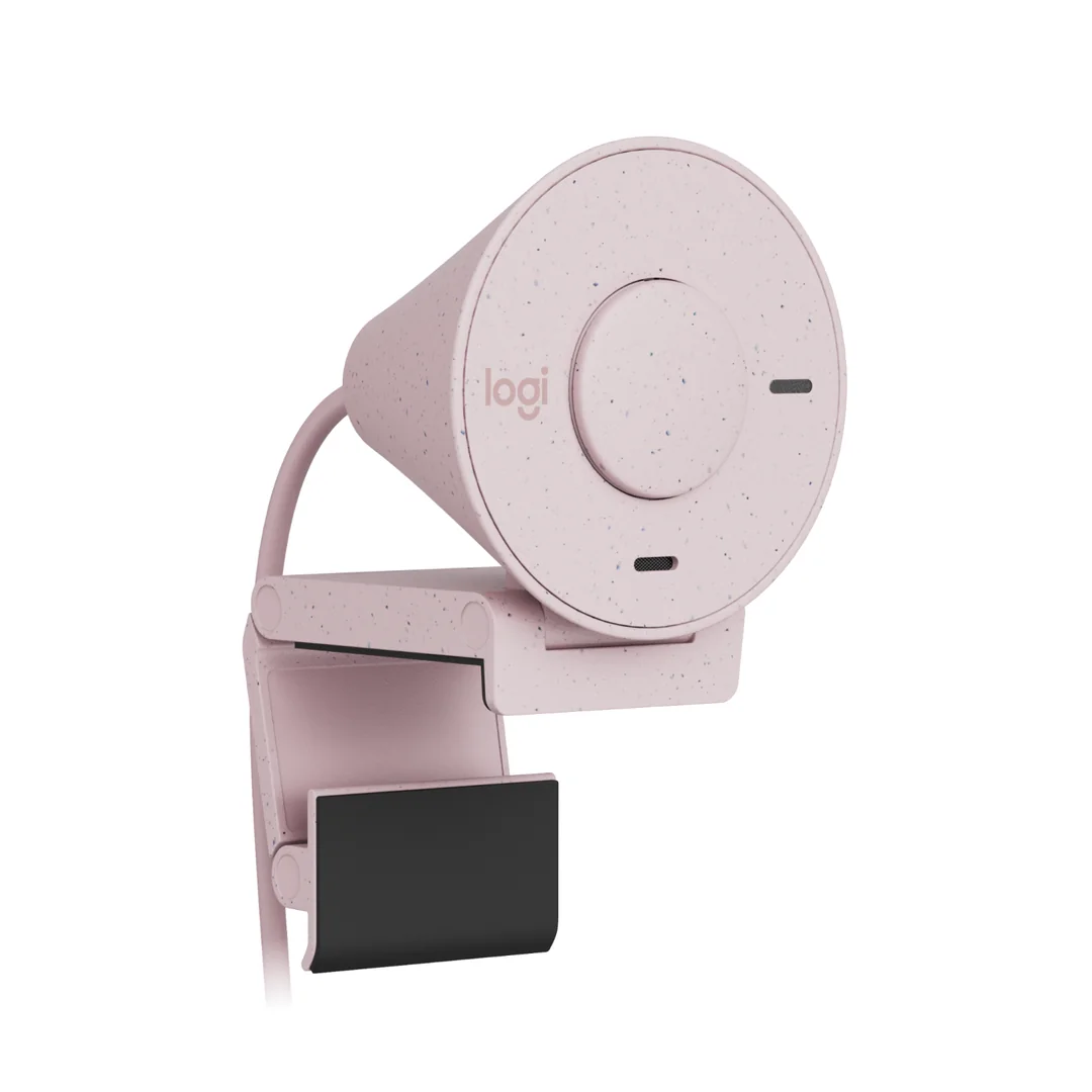 Cámara web Logitech Brio 300 Full HD rosada