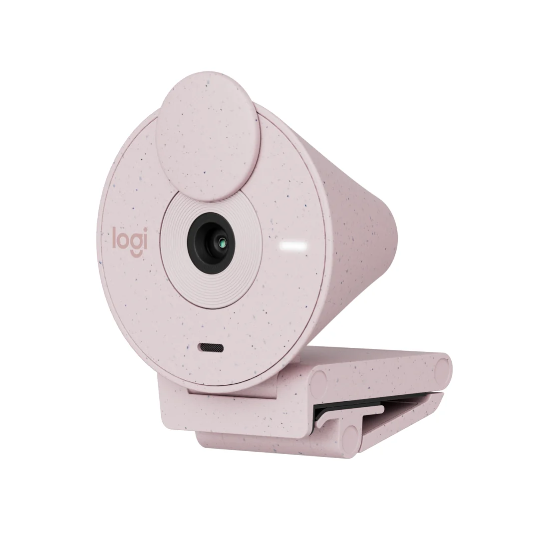 Cámara web Logitech Brio 300 Full HD rosada