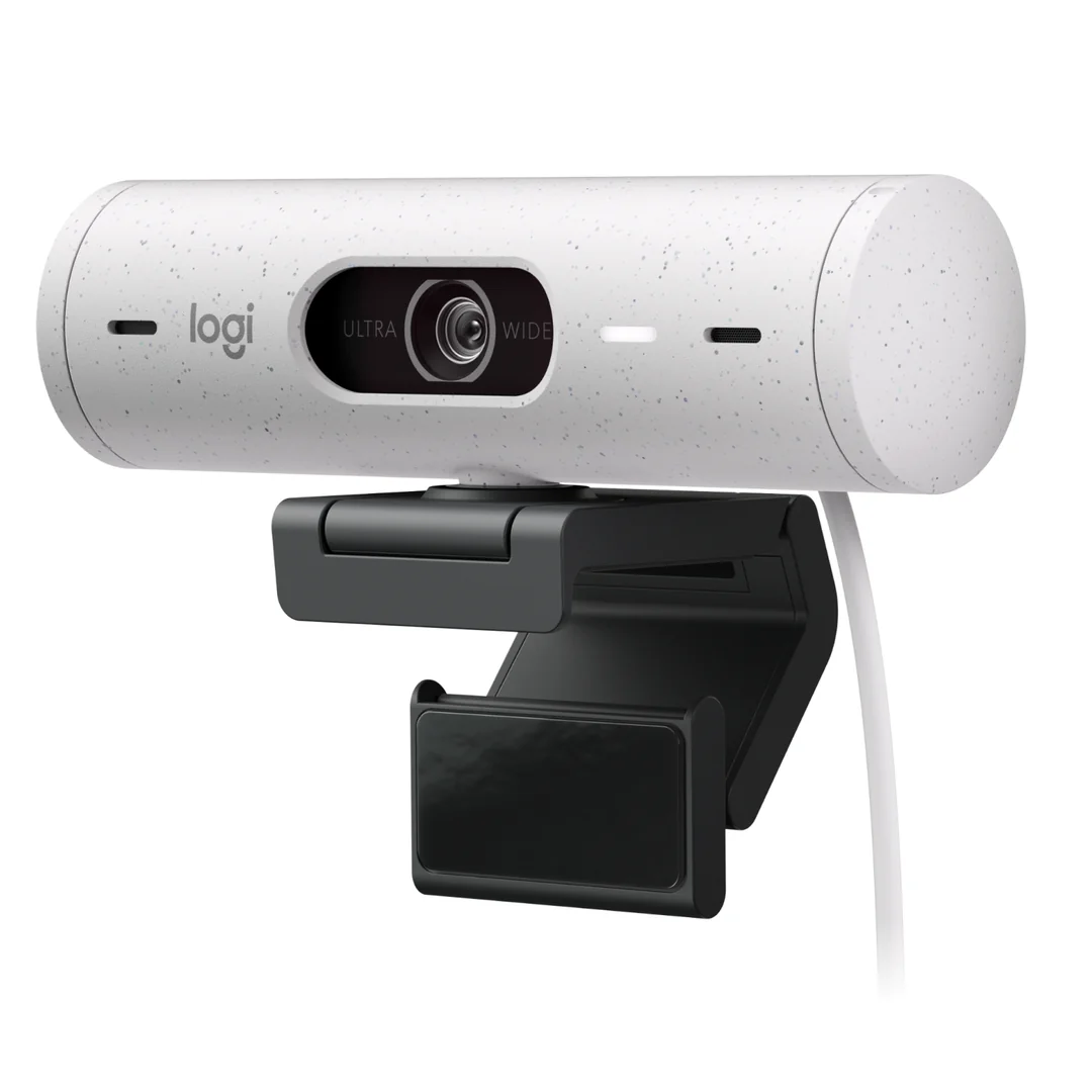 Cámara web Logitech Brio 500 Full HD blanca