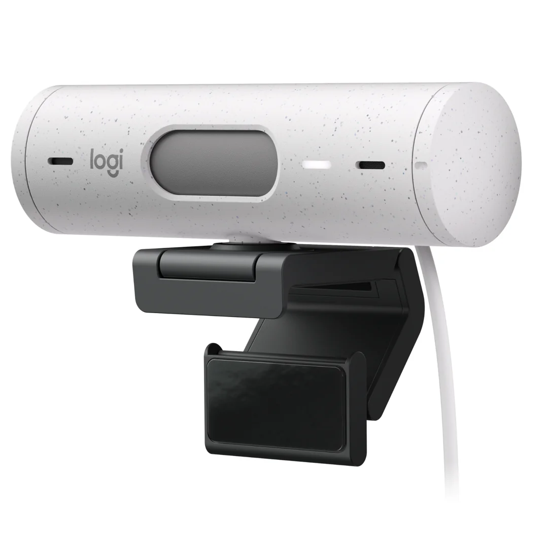 Cámara web Logitech Brio 500 Full HD blanca