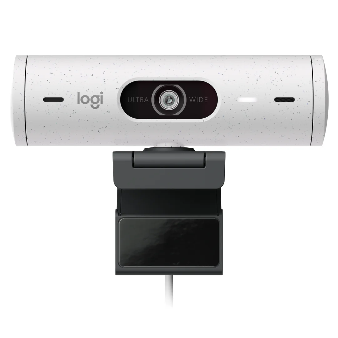 Cámara web Logitech Brio 500 Full HD blanca